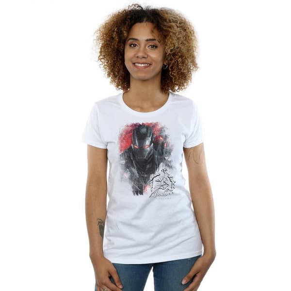 Marvel Womens/Ladies Avengers Endgame War Machine Brushed Cotton T-Shirt