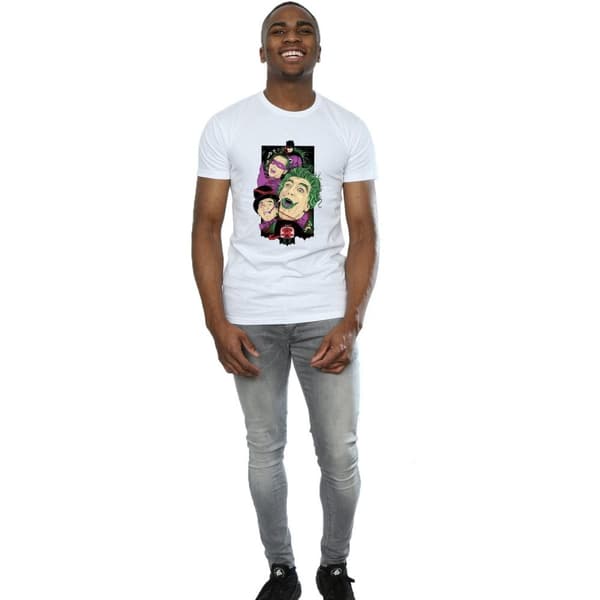 DC Comics Mens Batman TV Series Rogues Gallery T-Shirt