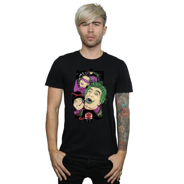 DC Comics Mens Batman TV Series Rogues Gallery T-Shirt