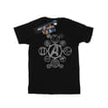 Miniatyrbild 1 av 3: Marvel Mens Avengers Infinity War - T-shirt med metallikoner