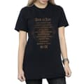 Miniatyrbillede 3 af 5: AC/DC Womens/Ladies Rock Or Bust Lyrics Cotton Boyfriend T-Shirt