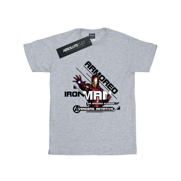Marvel Mens Avengers Iron Man Armoured Avenger T-Shirt