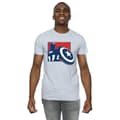 Miniatyrbillede 2 af 5: Marvel Mens Avengers Captain America Outline T-Shirt