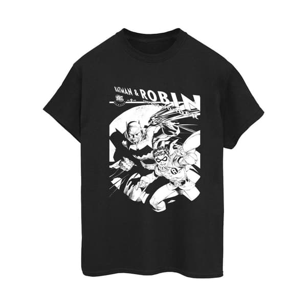 DC Comics Dam/Lady Batman And Boy Wonder Boyfriend T-shirt i bomull