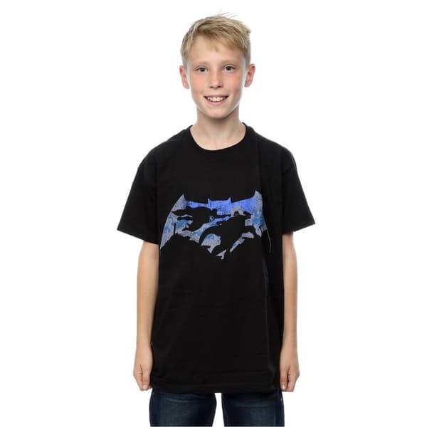 DC Comics Pojkar - Batman v Superman Battle Silhouette T-shirt