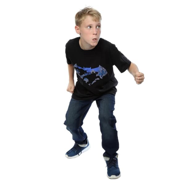 DC Comics Boys Batman v Superman Battle Silhouette T-Shirt