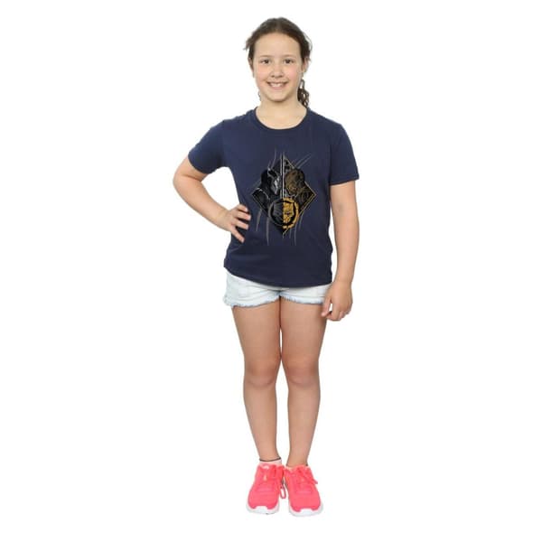 Marvel Girls Black Panther Vs Killmonger Cotton T-Shirt