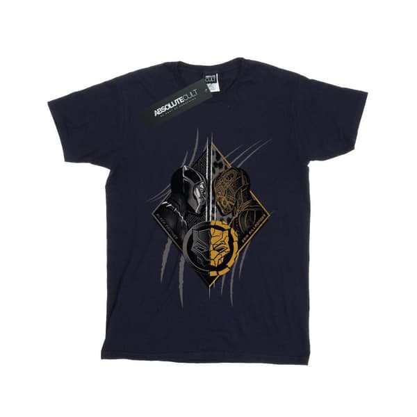 Marvel Girls Black Panther Vs Killmonger Cotton T-Shirt