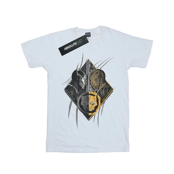 Marvel Girls Black Panther Vs Killmonger Cotton T-Shirt