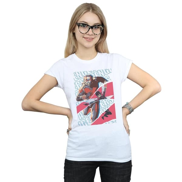 Marvel Womens/Ladies Avengers Ant-Man And The Wasp Collage Cotton T-Shirt
