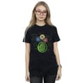Miniatyrbild 2 av 5: Marvel Dam/Hulk Flower Fist - Boyfriend-t-shirt i bomull för damer
