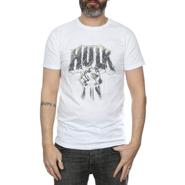 Marvel T-shirt med Hulk Punch-logga för herrar