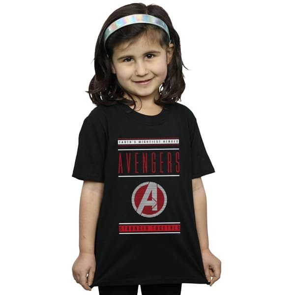 Marvel Girls Avengers Endgame Stronger Together Cotton T-Shirt