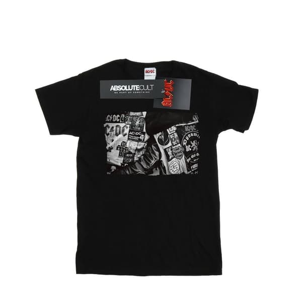 AC/DC T-shirt i bomull från Badges And Posters-kollektionen för flickor