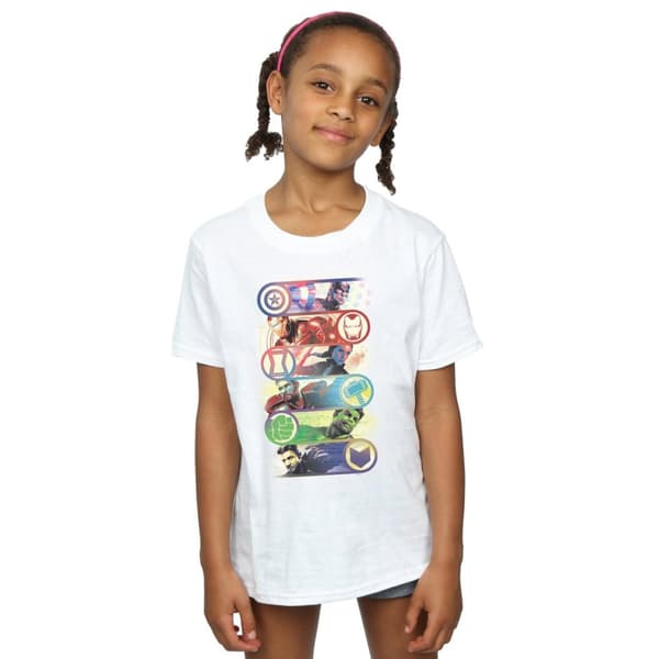 Marvel Girls Avengers Endgame Original Heroes Cotton T-Shirt
