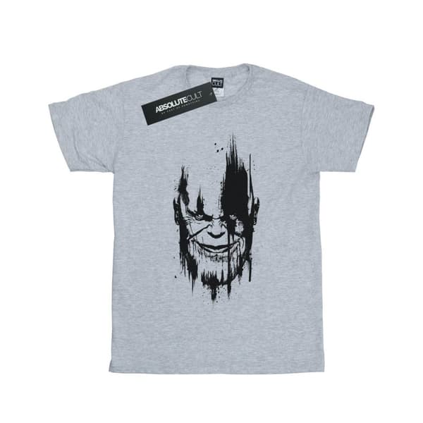 Marvel Womens/Ladies Avengers Infinity War Thanos Face Cotton Boyfriend T-Shirt