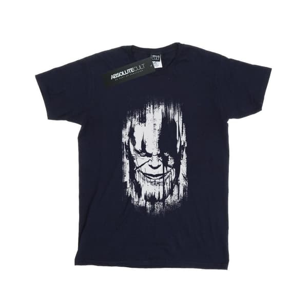 Marvel Womens/Ladies Avengers Infinity War Thanos Face Cotton Boyfriend T-Shirt