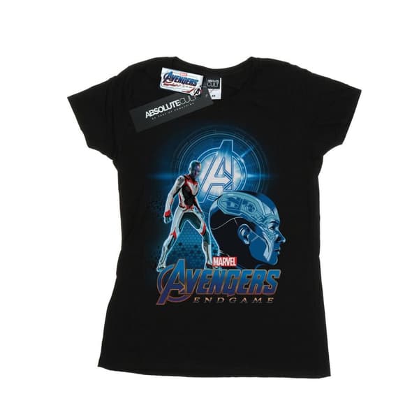 Marvel Womens/Ladies Avengers Endgame Nebula Team Suit Cotton T-Shirt Black XL