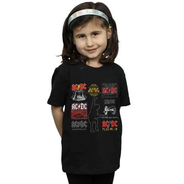 AC/DC T-shirt i bomull från Art Collection för flickor
