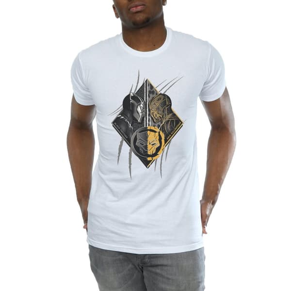 Marvel Mens Black Panther Vs Killmonger T-Shirt