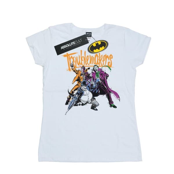 DC Comics Womens/Ladies Batman Troublemakers Cotton T-Shirt