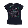Pikkukuva 1 / 5: AC/DC Womens/Ladies Christmas Circle Cotton T-Shirt