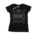 Miniatyrbillede 1 af 5: AC/DC Womens/Ladies Christmas Circle Cotton T-Shirt
