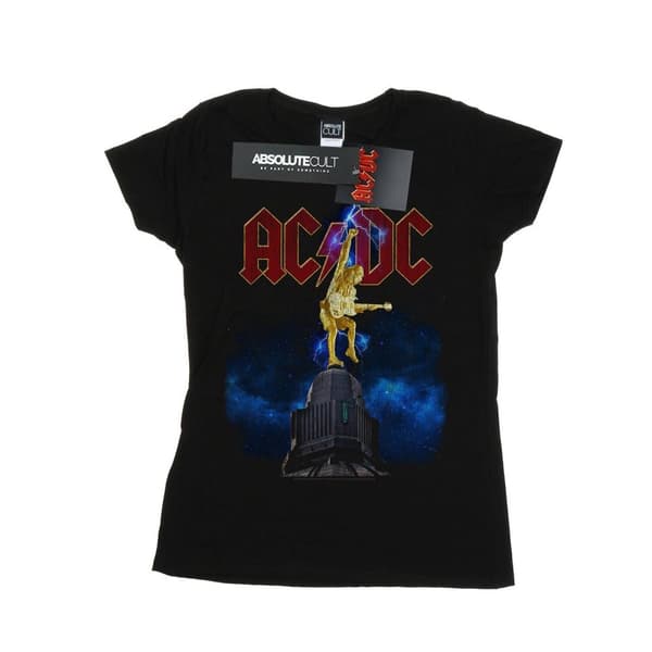 AC/DC Dam/Tjej - Stiff Upper Lip - Blixtar - T-shirt i bomull