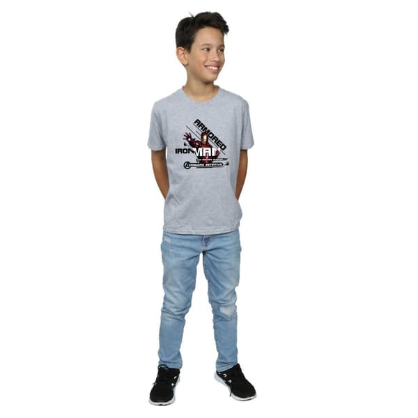 Marvel Boys Iron Man Armored Avenger T-Shirt