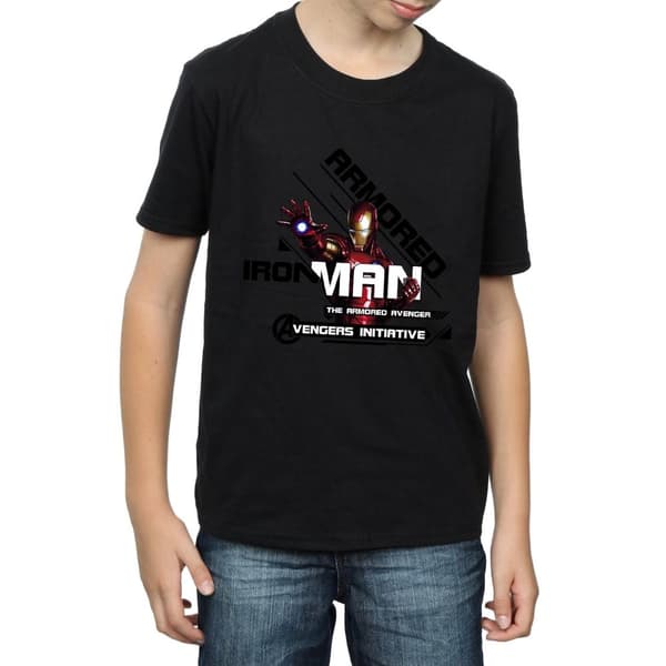 Marvel Boys Iron Man Armored Avenger T-Shirt