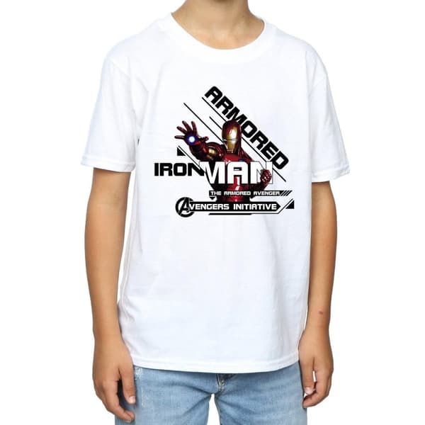 Marvel Boys Iron Man Armored Avenger T-Shirt
