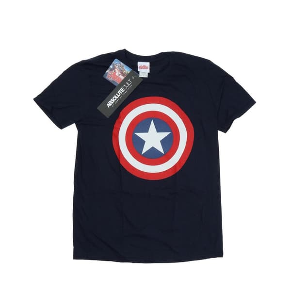 Marvel T-shirt med Captain America-sköld för herrar