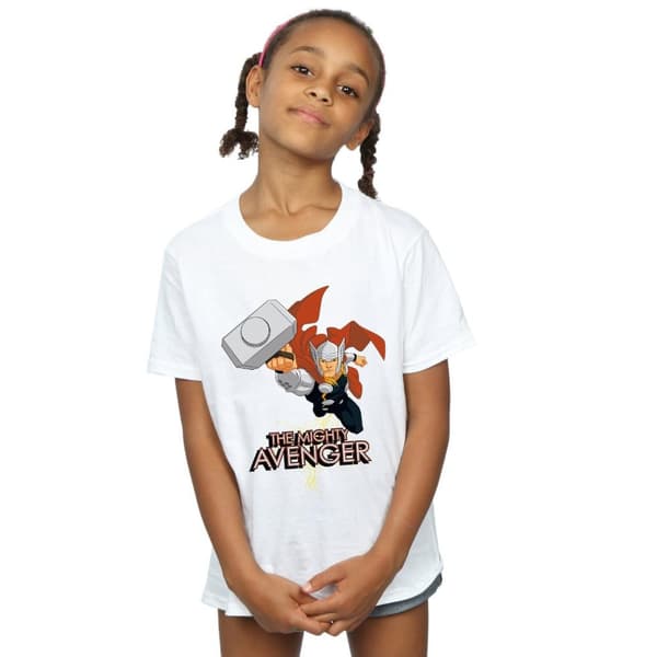 Marvel Girls Thor The Mighty Avenger Cotton T-Shirt