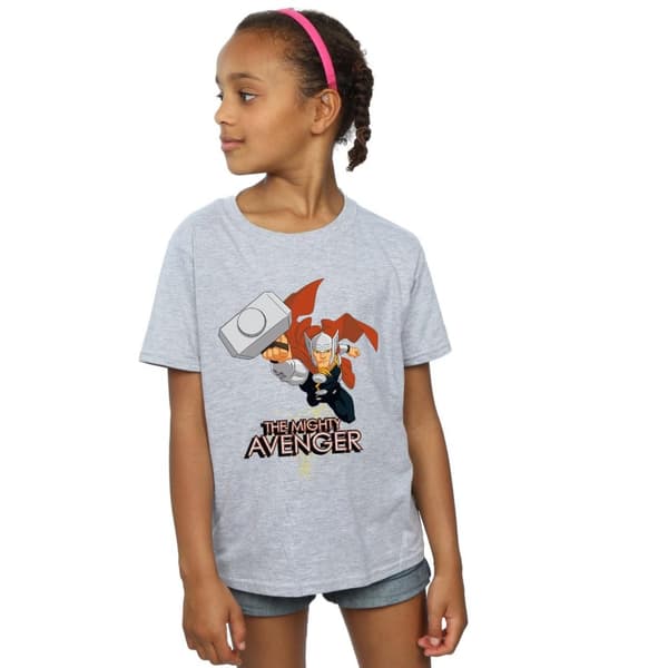 Marvel Girls Thor The Mighty Avenger Cotton T-Shirt