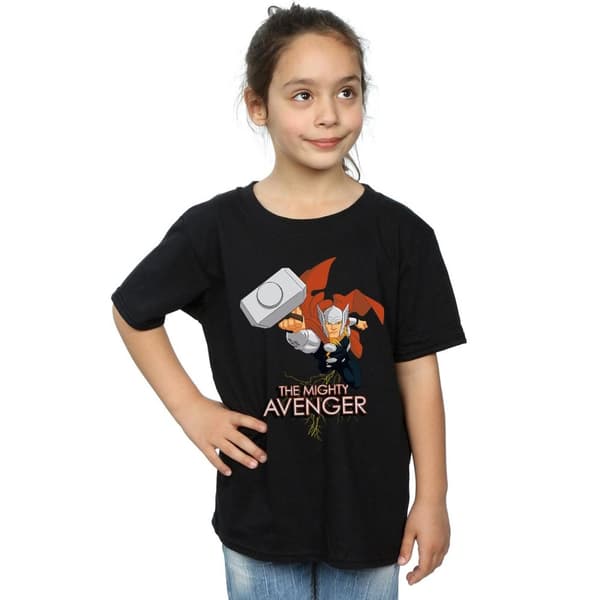 Marvel Girls Thor The Mighty Avenger Cotton T-Shirt