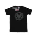 Miniatyrbillede 1 af 3: Marvel Mens Agents Of SHIELD Brushed Logo T-Shirt