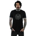 Miniatyrbillede 2 af 3: Marvel Mens Agents Of SHIELD Brushed Logo T-Shirt