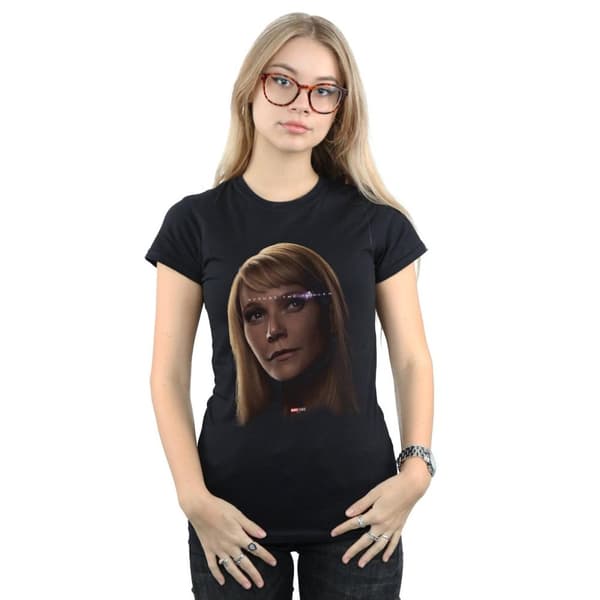 Marvel Dam/Tjej Avengers Endgame Avenge The Fallen Pepper Potts T-shirt i bomull