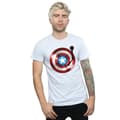 Miniatyrbillede 2 af 5: Marvel Mens Captain America Turntable T-Shirt