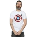 Miniatyrbillede 2 af 5: Marvel Mens Captain America Turntable T-Shirt