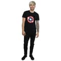 Miniatyrbillede 4 af 5: Marvel Mens Captain America Turntable T-Shirt