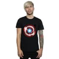 Miniatyrbillede 2 af 5: Marvel Mens Captain America Turntable T-Shirt
