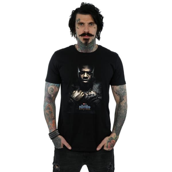 Marvel Mens Black Panther M´Baku Poster T-Shirt