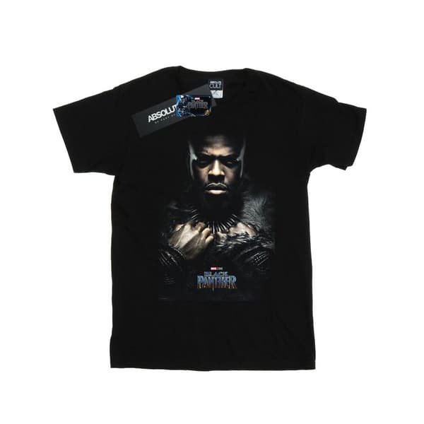 Marvel Mens Black Panther M´Baku Poster T-Shirt Black L