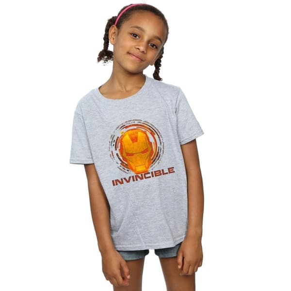 Marvel Girls Iron Man Invincible Cotton T-Shirt