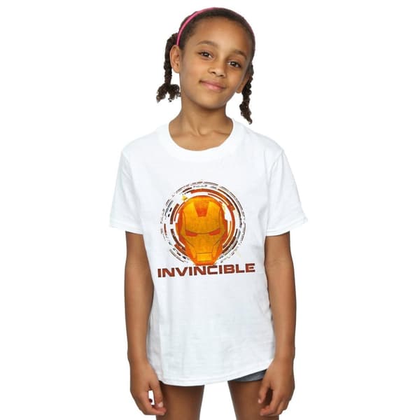 Marvel Girls Iron Man Invincible Cotton T-Shirt