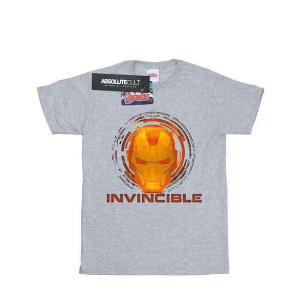 Marvel Girls Iron Man Invincible Cotton T-Shirt