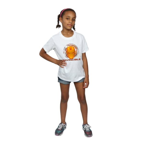 Marvel Girls Iron Man Invincible Cotton T-Shirt