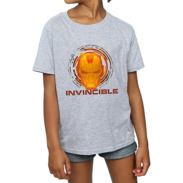 Marvel Girls Iron Man Invincible Cotton T-Shirt