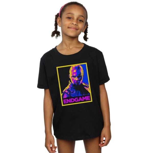 Marvel Girls Avengers Endgame Nebula Poster Cotton T-Shirt